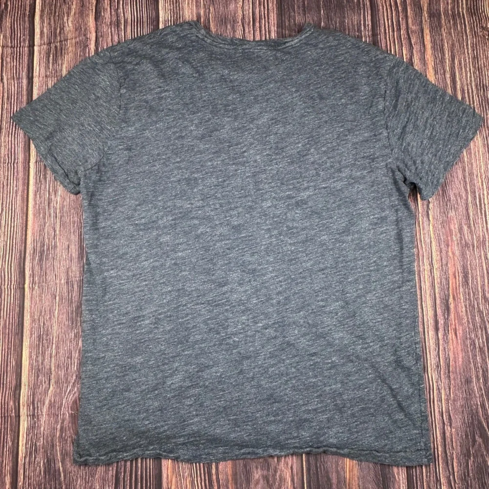 Polo Ralph Lauren T-Shirt L Blue Slub Cotton Preppy Classic Fit Short Sleeve Tee